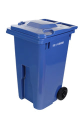 Mastercart 240-L Plastic Rectangular 8-in Wheeled Compost Bin/Recycling Bin/Garbage Can, Assorted Colours N1V9 - product image 1