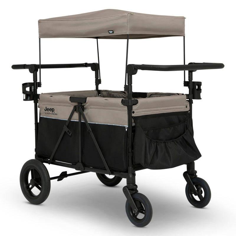 Gladiator Stroller Wagon by Delta Children, Black/Tan D9G1