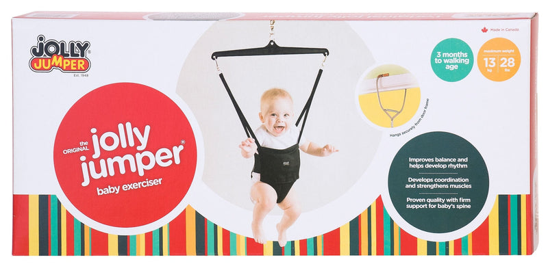 Baby Exerciser with Door Clamp, Black, Ages 3m+ Q5R7
