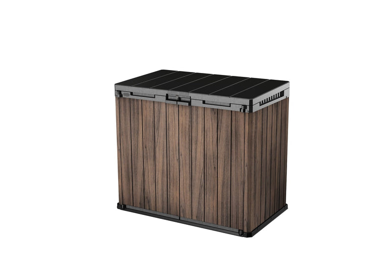 Darwin 2-Door Horizontal Outdoor Storage Shed, Brown, 303-Gal N5Q9
