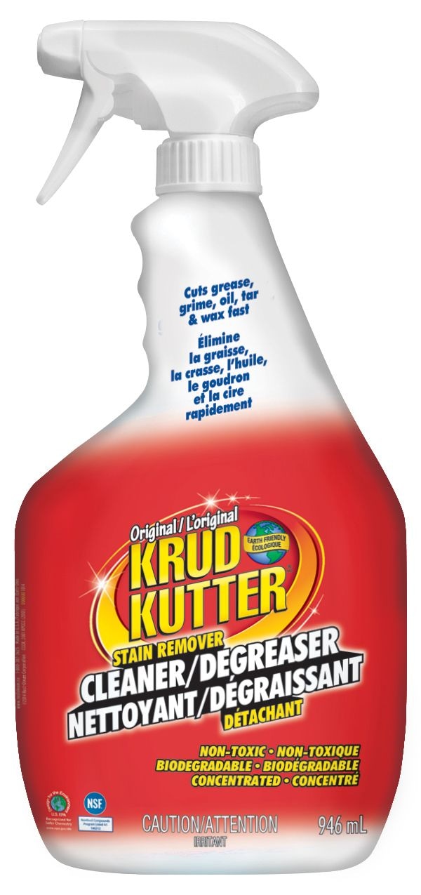 Multi-Purpose Stain Remover, Cleaner & Degreaser Spray, Non-Toxic, 946-mL X8U9