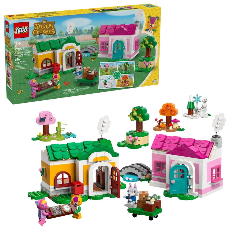 Animal Crossing Creative Houses: Seasons of Fun - 77057, 814-pcs, Ages 7+ A7S9