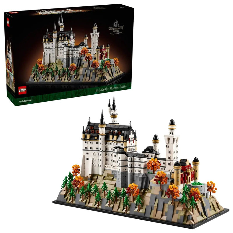 Architecture Neuschwanstein Castle - 21063, 3455-pcs, Ages 18+ M7D4