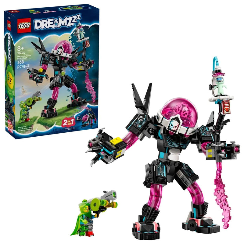 DREAMZzz Mateo vs. Cyber Brain Mech Robot - 71495, 368-pcs, Ages 8+ B8S5