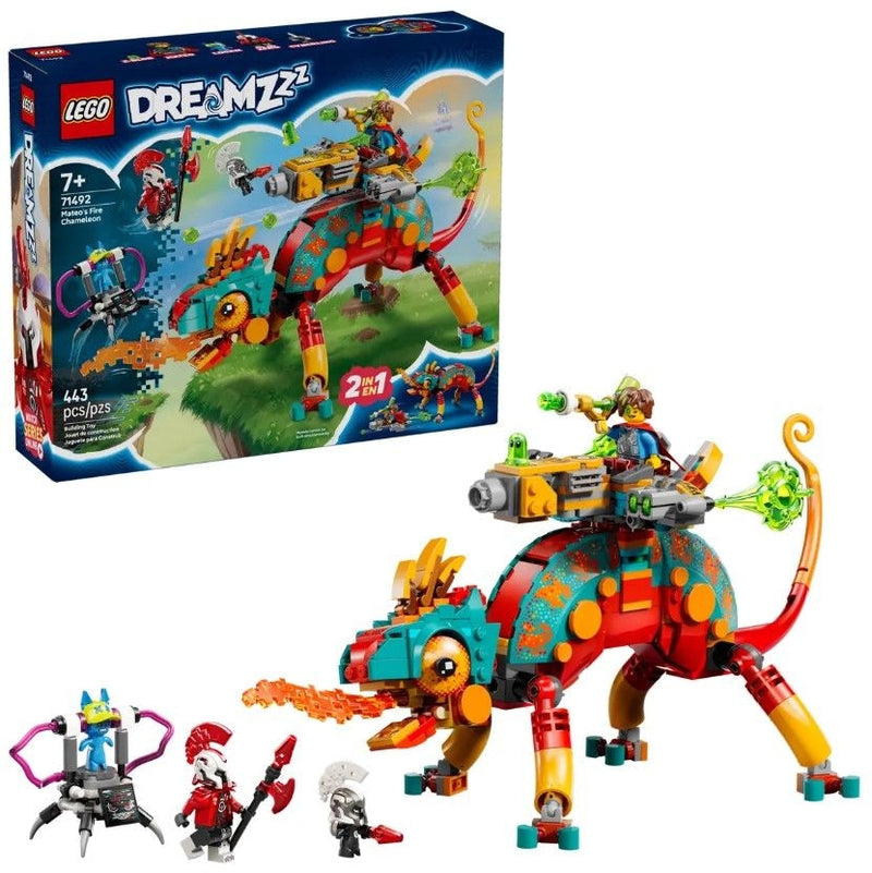 DREAMZzz Mateo's Fire Chameleon - 71492, 443-pcs, Ages 7+ S4M7