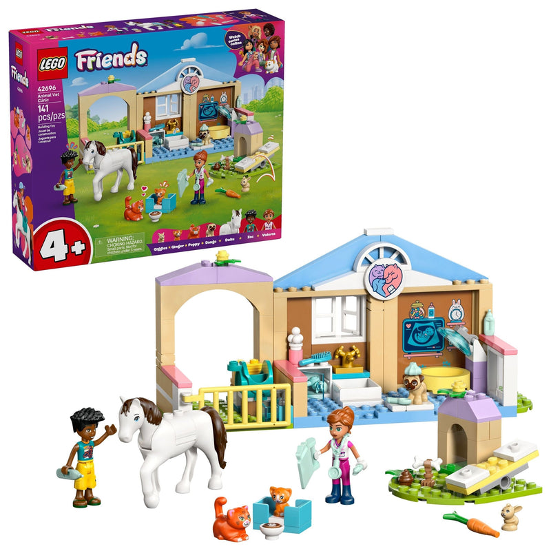 Friends Animal Vet Clinic Building Set - 42696, 141-pcs, Ages 4+ L9Y9