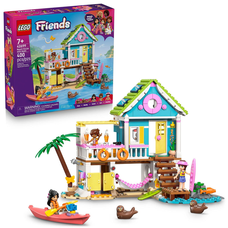 Friends Beach House with Seals - 42699, 400-pcs, Ages 6+ G9N3