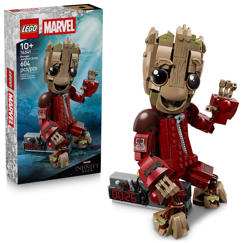 LEGO Ravager Jumpsuit Groot - 76341, 604-pcs, Ages 10+ C4E1