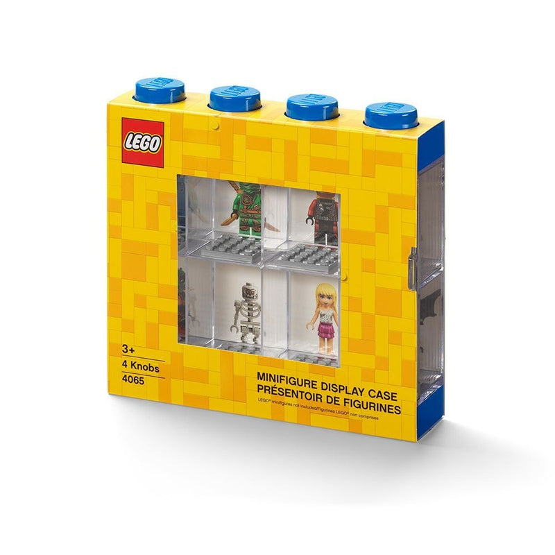 Minifigure Display Case for Up to 8 Figures, Red P9T7