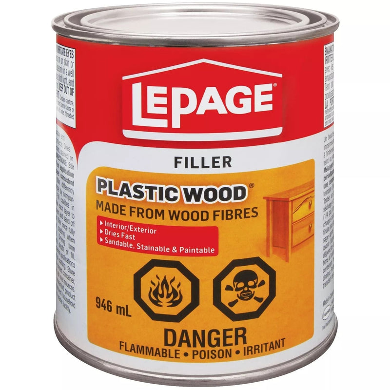 Plastic Wood Filler, 946-mL D2S4