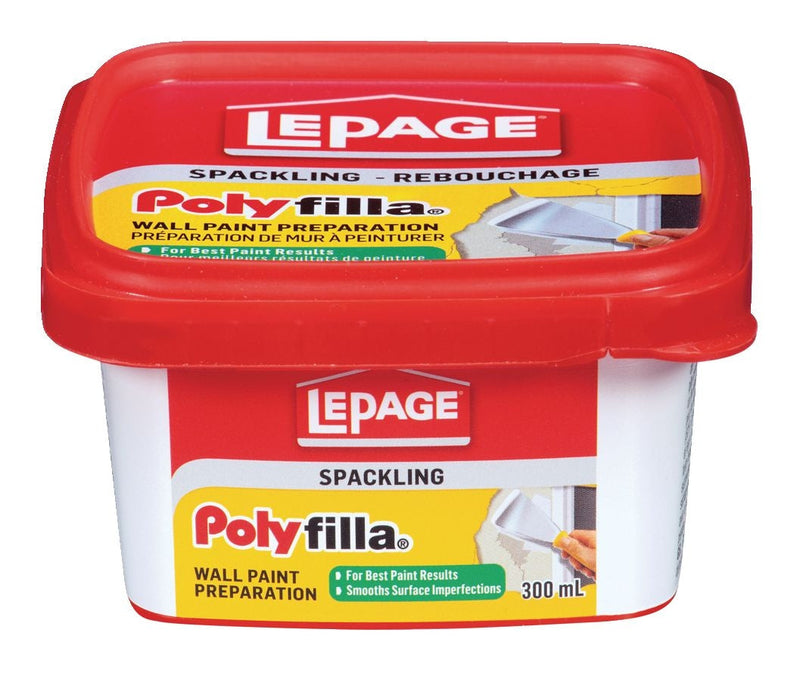 Polyfilla Wall Paint Preparation Spackling, Hole/Crack Repair Filler, White G2G0