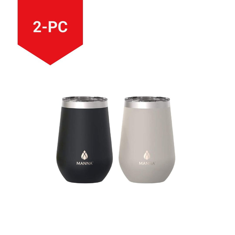 Insulated Stainless Steel Tumbler, 12-oz, 2-pk, with Lid E7S1