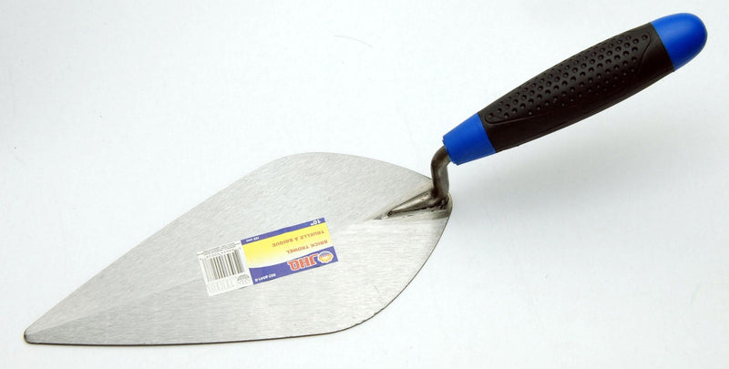 Concrete & Brick Pointing Trowel with Ergonomic Handle Grip 10-in D1C7