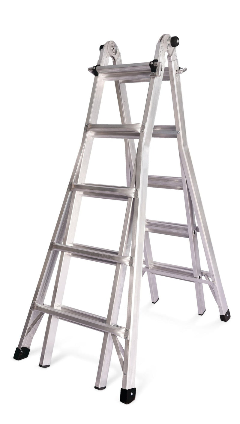 CSA Grade 1 Aluminum Multi-Task Ladder, 21-ft, 250-lb R5D0
