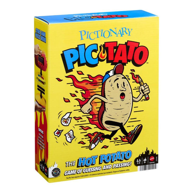 Pictionary Pic-Tato Musical Hot Potato Game for Ages 8+ D9Y4