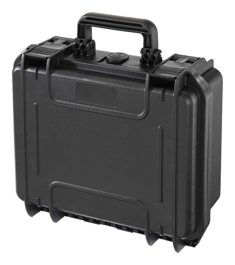 Portable IP67 Waterproof Storage Case with Foam Layers, Small, Black E0O7