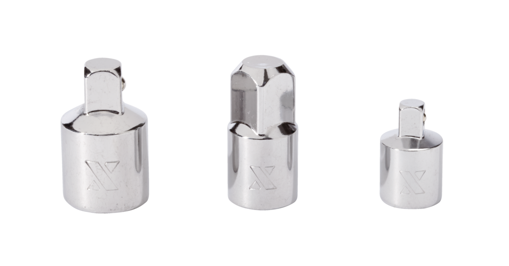 Socket Adapter Set, 3-pc, Nickel-Chrome Plating K2W3 - product image 1