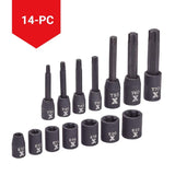Torx & E-Torx Impact Bit Socket Set, 14-pc, SAE/Metric S8B4 - product image 5