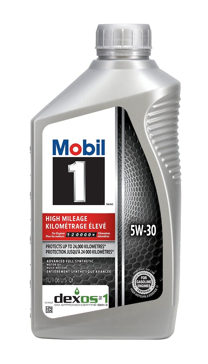 1 High Mileage 5W30 Synthetic Engine/Motor Oil, 1-L D5S5