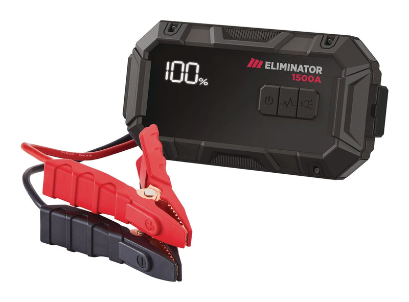 Eliminator XB15 Lithium Booster Pack/Jump Starter & USB Power Bank, 1500A D6U4