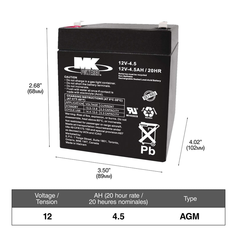 OEPLUS Group Size 94R (H7/L4) Battery, 800 CCA V8F0
