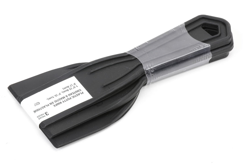Multi-Purpose Plastic Spackling/Putty Knife, Wall and Paint Scraper Set, 3-pc X2K0