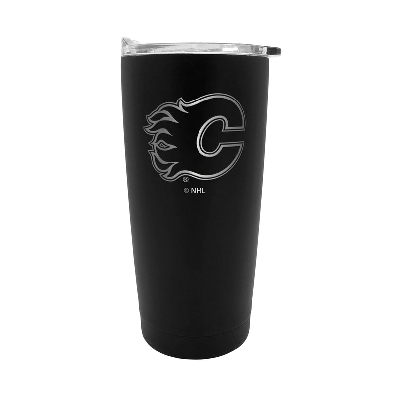 Calgary Flames Executive Stainless Steel Insulated Travel Tumbler, Black, 20-oz S4L6