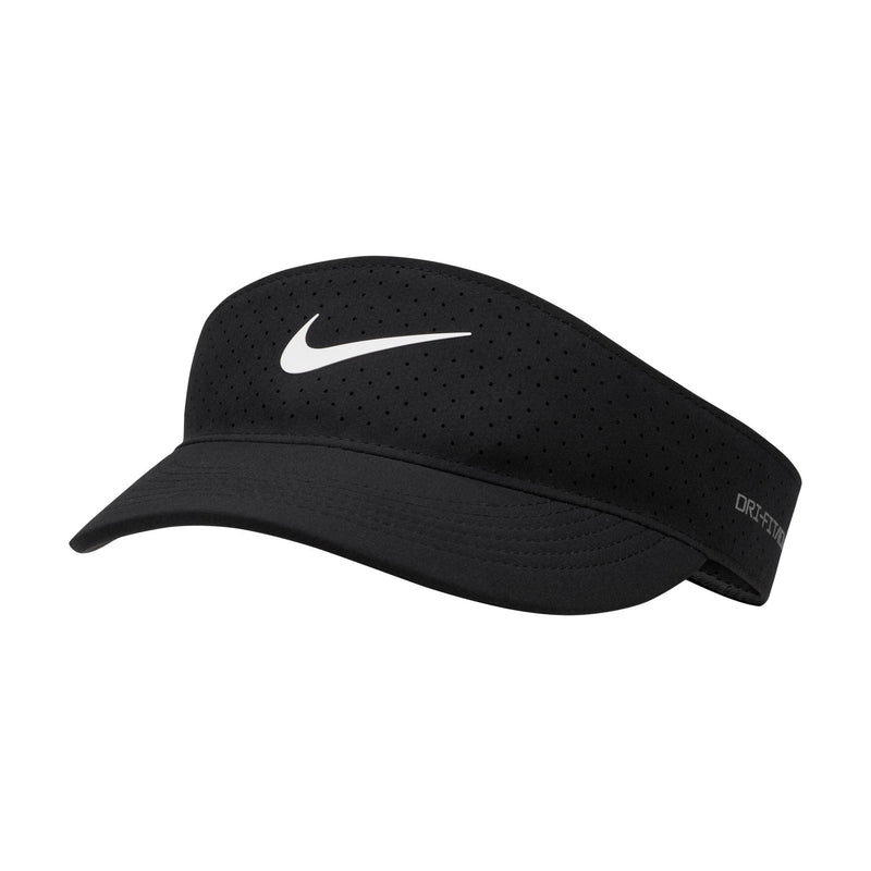 Golf Dri-Fit Visor with Adjustable Closure, Men's/Women's Unisex, Black/White, One Size N3T5