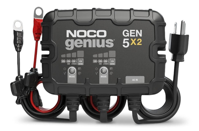 GEN5X2 Onboard Smart Battery Charger/Maintainer/Desulfator, 2-Bank, 10-Amp, 12V X5M9