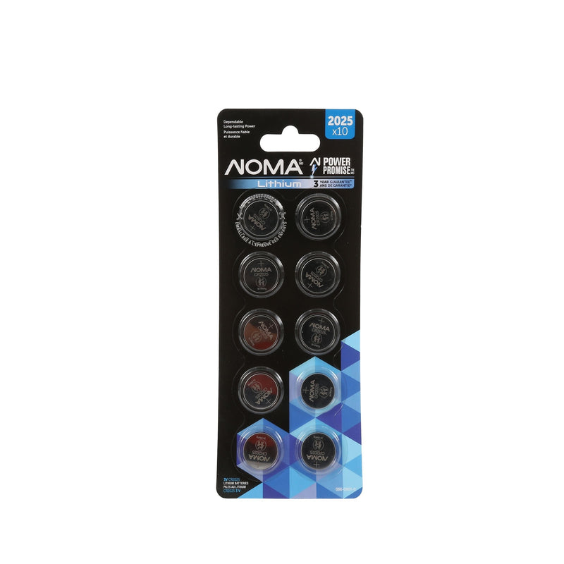 CR2025 Button Cell Batteries, 10-pk B1Y5