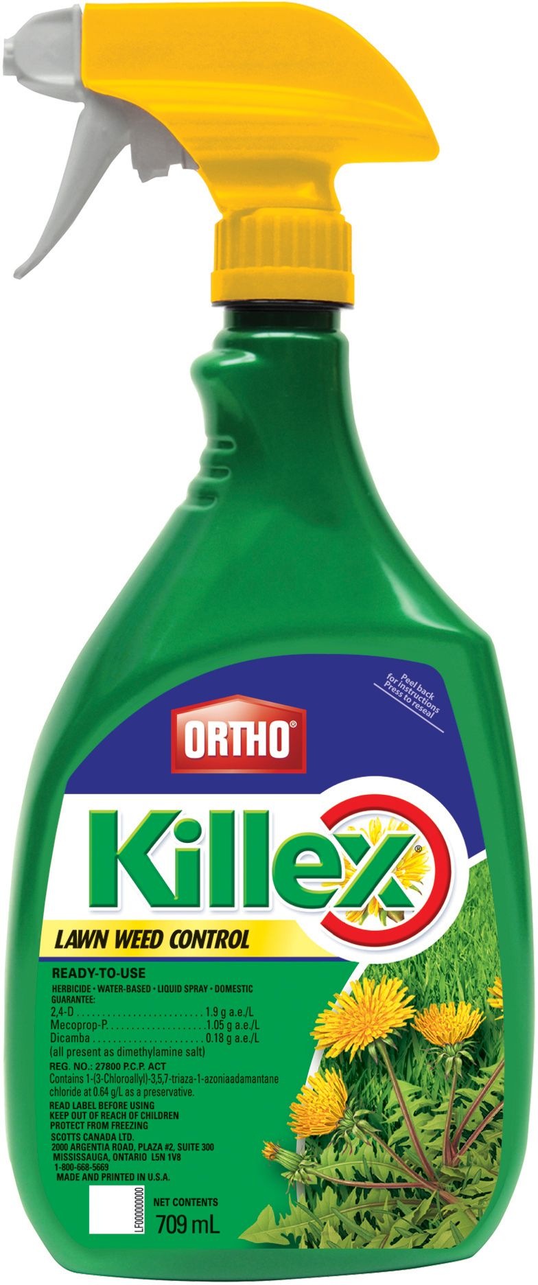 Killex Ready-to-Use Lawn Weed Control/Killer, Herbicide, 709-mL M6J7 - product image 1