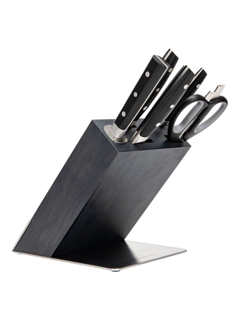 Fully Forged Stainless Steel Knife Block Set, 7-pc B0V6