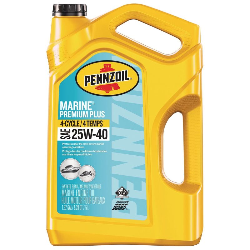 Marine Premium Plus 25W-40 4-Cycle Engine Oil, 5-L K2O1