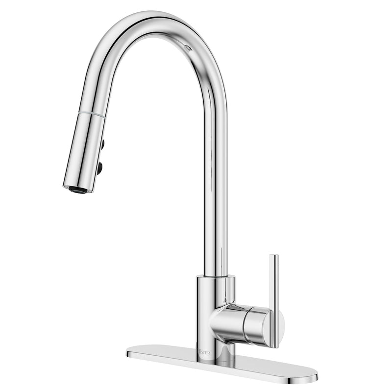 Modern Pull-Down Kitchen Faucet, Chrome Z4E4