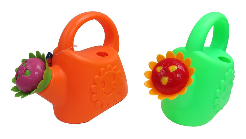 Plastic Watering Can & Boat, Multi-Coloured, Assorted, Ages 2+, for Summer/Beach Activities U9T8