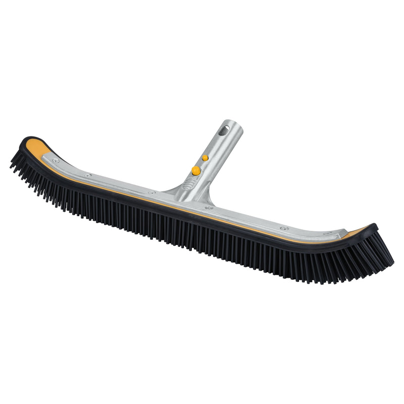 Pool Wall Brush with Rubber Bristles, 18-in K0K2