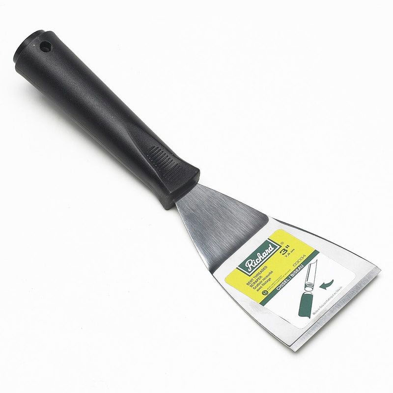 Bent Chisel Scraper with Threaded Handle For Extension Pole, Stainless Steel, 3-in T8O4