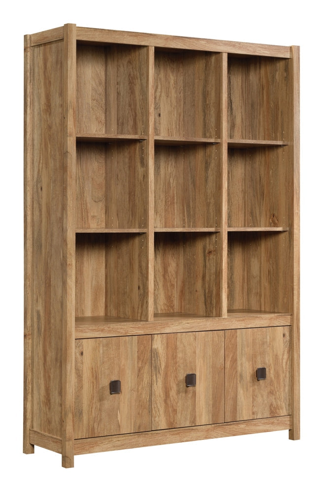 Cannery Bridge 3-Door Bookcase/Bookshelf Storage Cabinet, Sindoori Mango Finish K6G2
