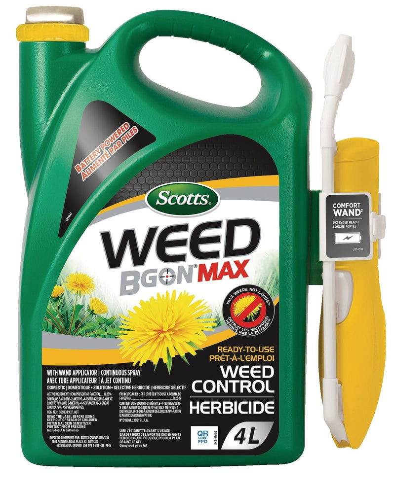 Ecosense Weed B Gon MAX Ready-To-Use Weed Control Battery Powered Spray, 4-L K4K0