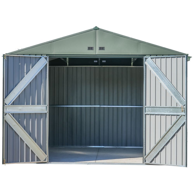 Lawn Care 10x12-ft Green Corrosion-Resistant Storage Shed M9W9