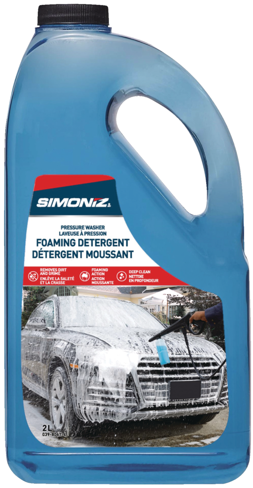 Non-Toxic Foaming Pressure Washer Detergent for Vehicles & Boats, Concentrate, 2L B5T5