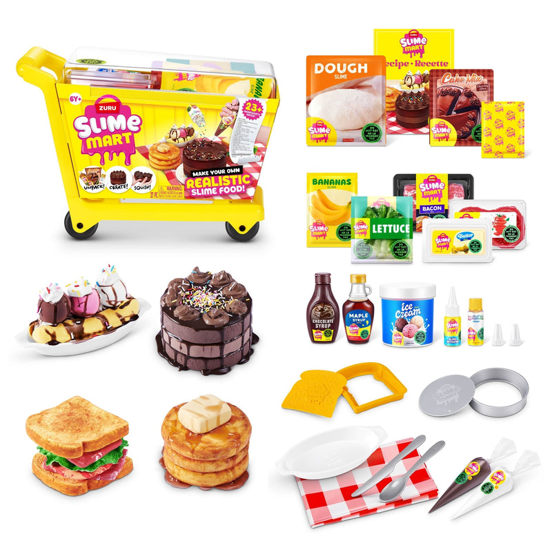 Mart Shopping Cart Series 1, Playset, Yellow O8S3