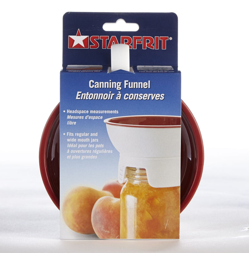 Dishwasher Safe Plastic Canning Funnel for Regular and Wide Mouth Mason Jars J7I4