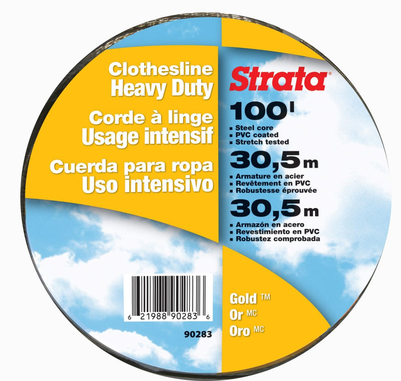 Gold Heavy Duty Clothesline, 100-ft C7O2