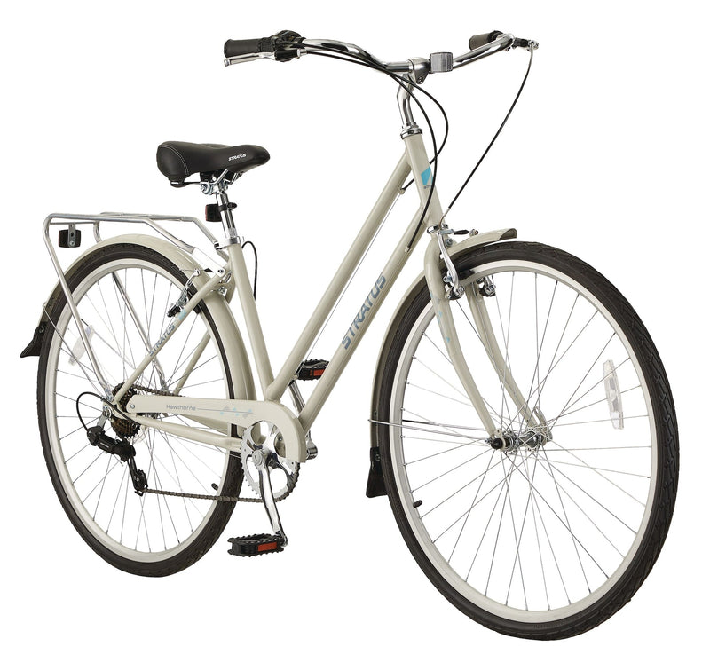 Hawthorne Adult Bike, 700C, 7-Speed, Alloy V-brakes, Grey Y2P4
