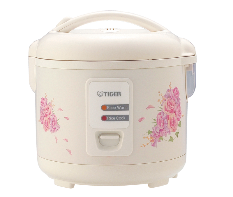 Non-Stick Rice Cooker & Steamer, White, 5.5 Cups Q9H6