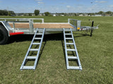 83-in x 14-ft Utility Trailer with Gate & Side ATV Ramps, Galvanized F9I5 - product image 2