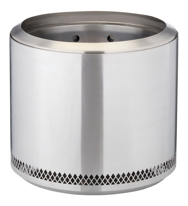 Casting Stainless Steel Smokeless Bonfire Wood Burning Fire Pit, 19-in H3F5