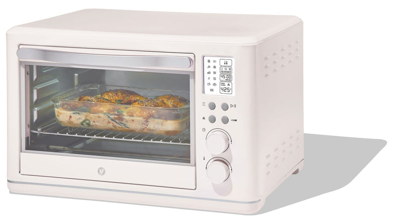 Digital Multi-Functional Air Fryer Toaster Oven with 11 Pre-Set Functions, Shortbread, 6-Slices W3X0