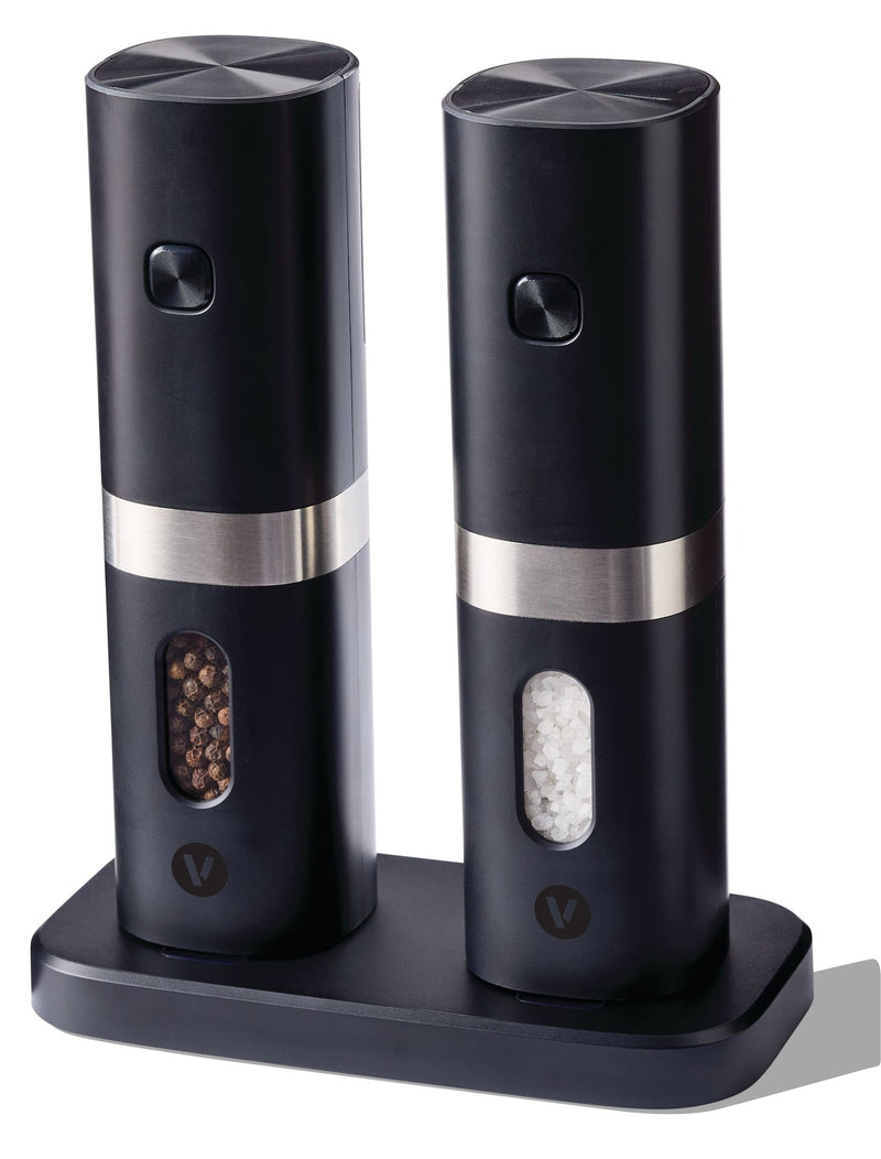 Electric Salt & Pepper Mill Set, 19.4-cm U6O2
